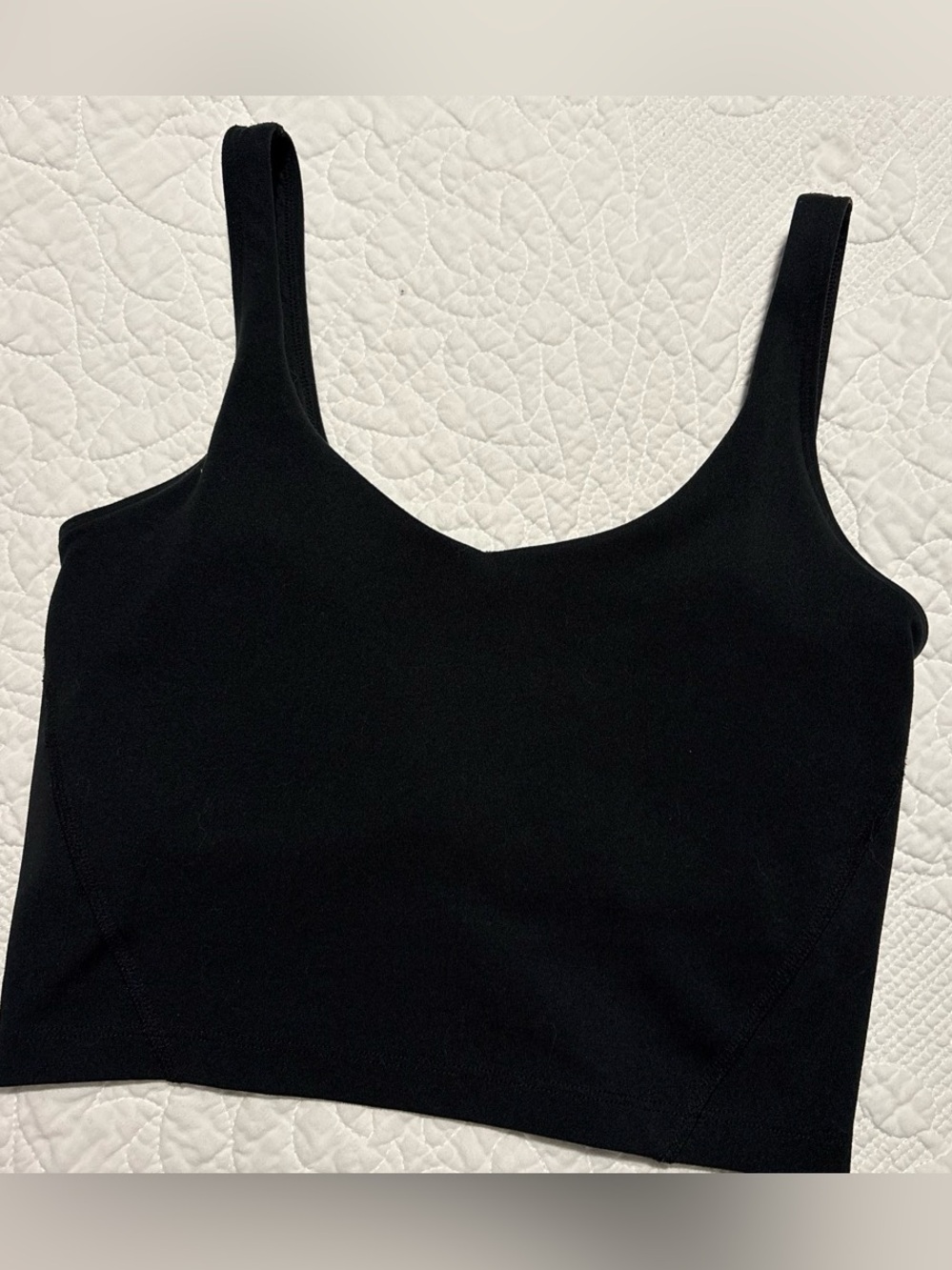 Hollister Black Crop Tank Top v neck athletic style